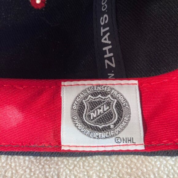 Chicago Blackhawks Hat Cap Black Red Zephyr The Hat Snap Back‎ NHL Hockey - Picture 7 of 7